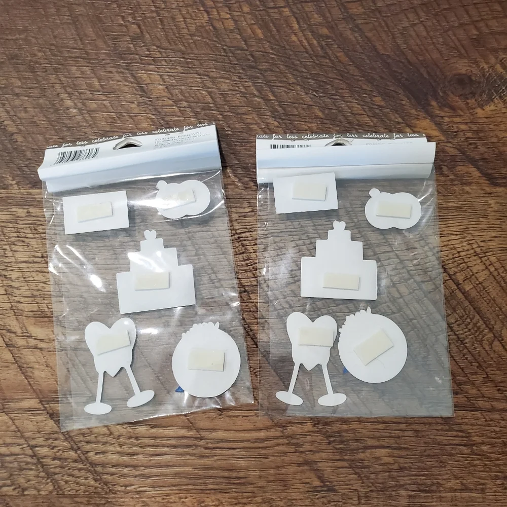 Target Wedding Stickers Rings Cake Bouquet Champagne Glasses Crafts Scrapbooking